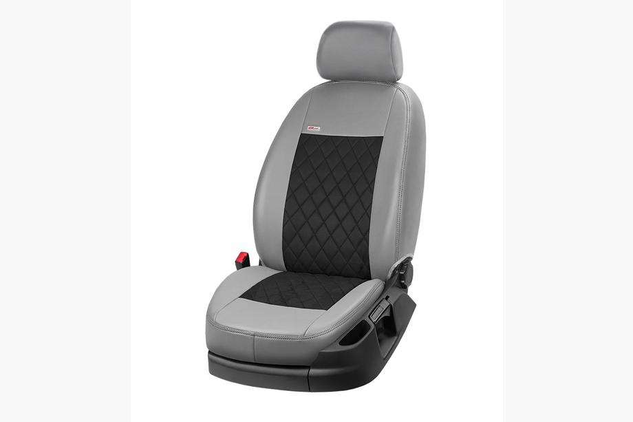 Mazda 3 2009-2013 Autositzbezüge Kunstleder+Stoff+Alcantara Eco Prestige Antara (kompletter Innenraum) Foto 8