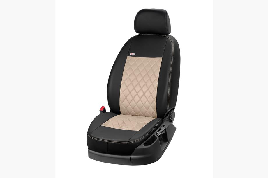 Mazda 3 2009-2013 Autositzbezüge Kunstleder+Stoff+Alcantara Eco Prestige Antara (kompletter Innenraum) Foto 10