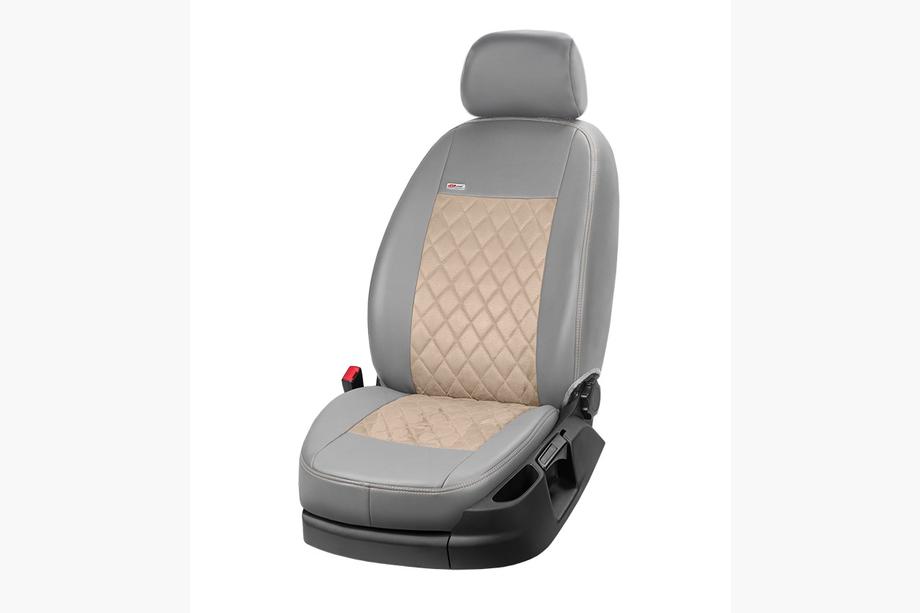 Mazda 3 2009-2013 Autositzbezüge Kunstleder+Stoff+Alcantara Eco Prestige Antara (kompletter Innenraum) Foto 14