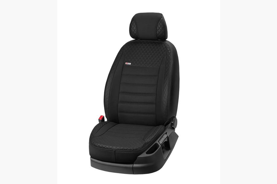 Renault Master 2011-2023 Autositzbezüge Kunstleder+Stoff+Alcantara Vip Elite 2020 (Vordersitze) Image