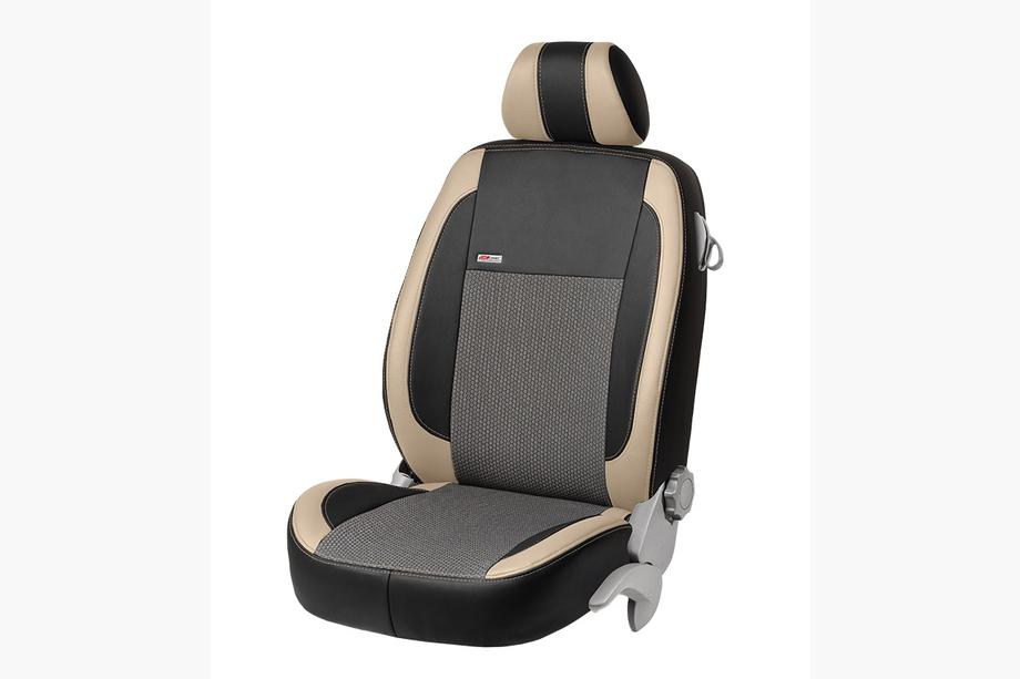 Nissan Primastar 2002-2014 Autositzbezüge Kunstleder+Stoff+Alcantara VIP Elite (Komplettset) Foto 10