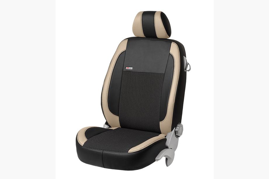 Nissan Primastar 2002-2014 Autositzbezüge Kunstleder+Stoff+Alcantara VIP Elite (Komplettset) Foto 11