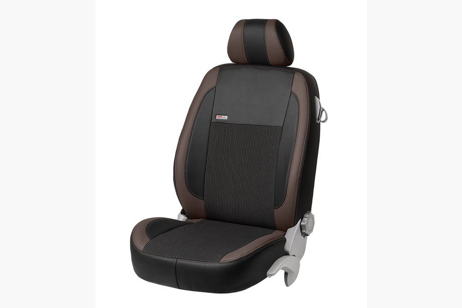 Nissan Primastar 2002-2014 Autositzbezüge Kunstleder+Stoff+Alcantara VIP Elite (Komplettset) Foto 12