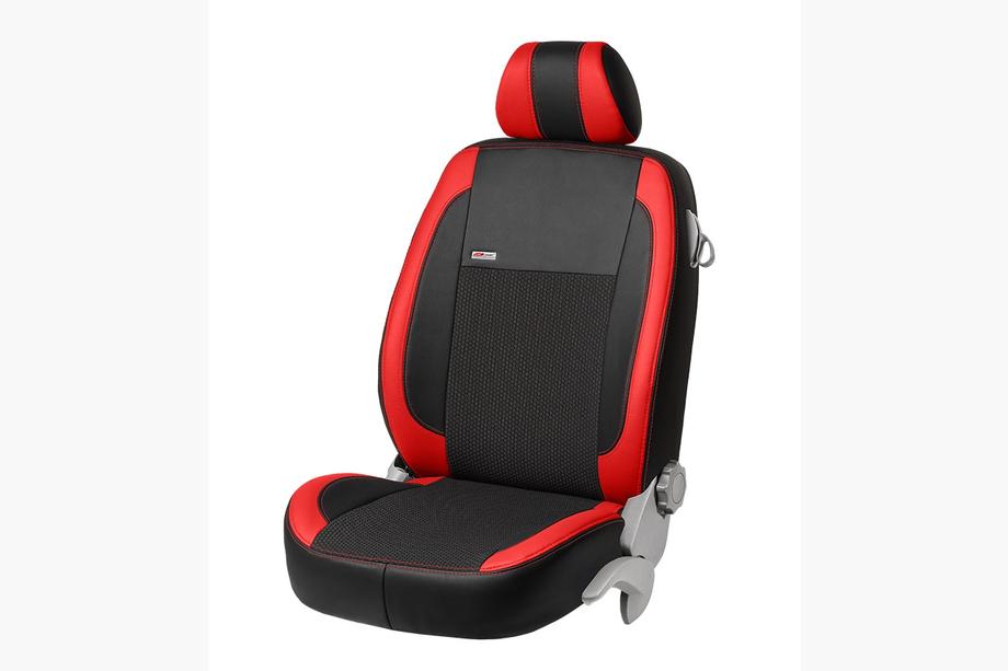 Nissan Primastar 2002-2014 Autositzbezüge Kunstleder+Stoff+Alcantara VIP Elite (Komplettset) Foto 3