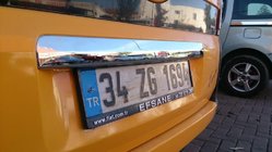 Peugeot Bipper 2008-2017 Chromleiste über dem Kennzeichen (Edelstahl) OmsaLine - Italienischer Edelstahl Foto 3