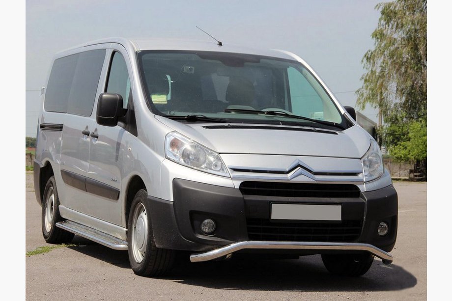 Citroen Jumpy 2007–2017 Frontschutzbügel ST007 (Edelstahl) 60 mm Image