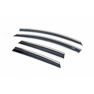 Windabweiser mit Chromleiste HB/SD (4 Stk, Niken) Opel Astra J 2009-2015 Foto 1