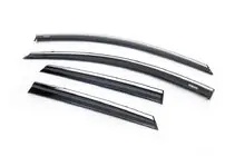 Toyota Auris 2012-2018 Windabweiser mit Chromleisten Niken (2012-2015, HB/SW, 4 Stk) Foto 1