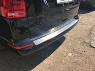Volkswagen T6 2015-2024 Heckstoßstangenschutz Omsa Matt (1-türig, Edelstahl) Foto 4
