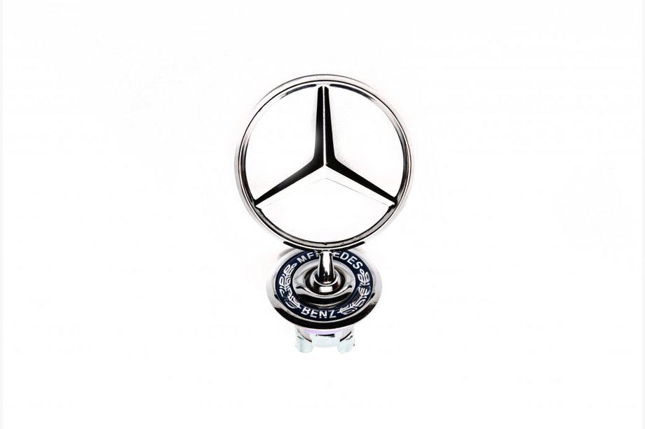 Mercedes S-class W140 1991-1998 Emblem Zielscheibe (mit Schriftzug) Image