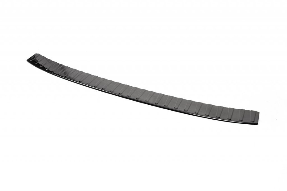 Ford Custom 2013-2022 Heckstoßstangenabdeckung Schwarz Chrom (Edelstahl) Image