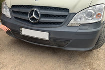 Mercedes Vito W639 2004-2014 Winterabdeckung für Stoßstange (2010-2015) Glanzend Foto 2