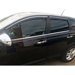 Fensterrahmen Zierleisten Edelstahl Aussen (4 Stk) Nissan Qashqai 2007-2010 Foto 1