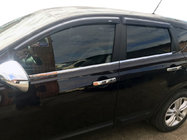 Nissan Qashqai 2007-2010 Fensterrahmen Zierleisten Edelstahl Aussen (4 Stk) Standardbasis, OmsaLine - Italienischer Edelstahl Foto 1