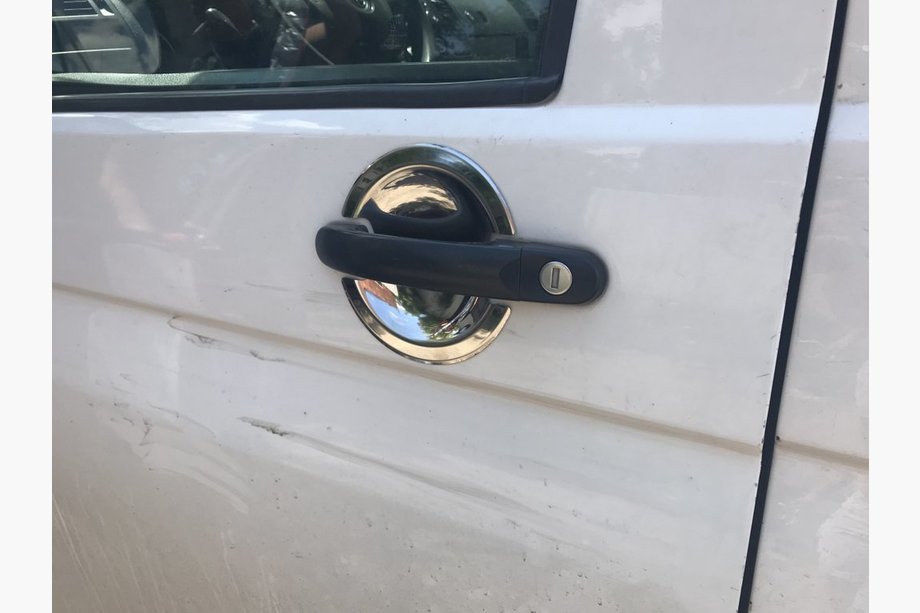Volkswagen Caddy 2010-2015 Chrom Unterlagen für Türgriffe Image