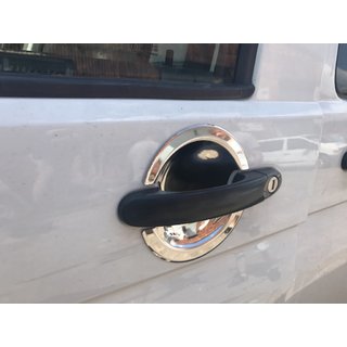 Edelstahl Unterlagen für Türgriffe Volkswagen T5 Caravelle 2004-2010 Foto 4