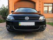 Volkswagen Jetta 2011-2018 Abdeckung für Nebelscheinwerfer (2 Stk., Edelstahl) Foto 1