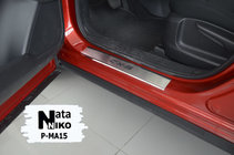 Mazda CX-5 2017–2025 Einstiegsleisten Abdeckungen Nataniko (4 Stk., Edelstahl) Foto 2