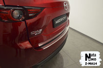 Mazda CX-5 2017–2025 Heckstoßstangenschutz mit Kante Nataniko (Edelstahl) Foto 2