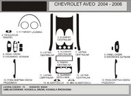 Chevrolet Aveo T200 2002-2008 Armaturenbrett Abdeckungen (Hartman) Foto 1