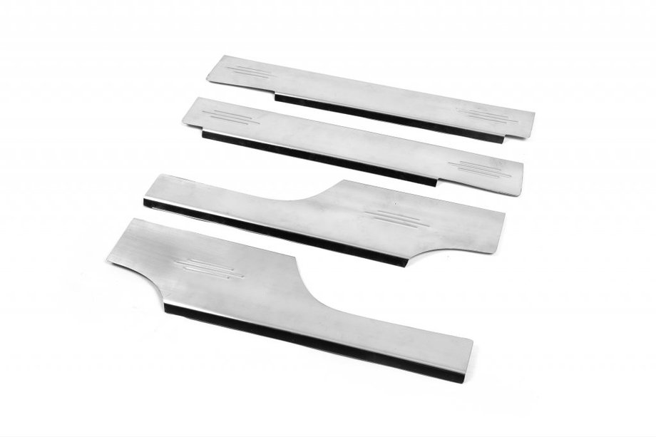 Peugeot Bipper 2008-2017 Einstiegsleisten Edelstahl Carmos (4 Stk.) Image