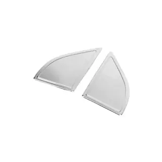 Abdeckungen für Windabweiser (2 Stk., Edelstahl) Nissan Navara 2006-2015 Foto 2
