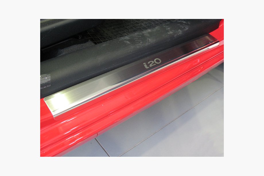 Hyundai I-20 2008-2012 Einstiegsleisten Natanika Premium (4 Stk, Edelstahl) Image