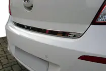 Hyundai I-20 2012-2014 Kofferraumleiste Edelstahl Foto 1