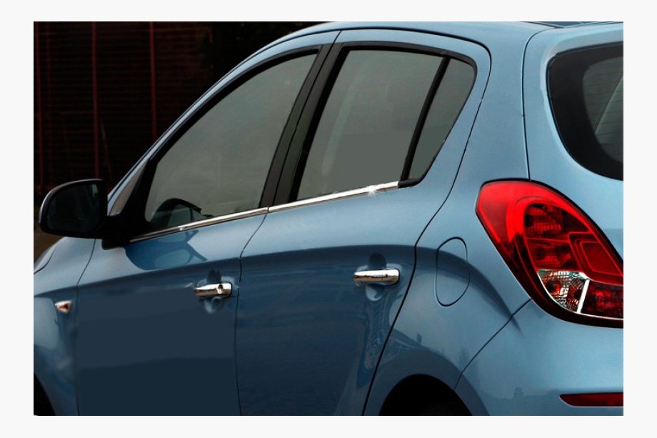 Hyundai I-20 2012-2014 Fensterzierleisten unten Edelstahl (4 Stk.) Image