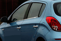 Hyundai I-20 2012-2014 Fensterzierleisten unten Edelstahl (4 Stk.) Foto 1