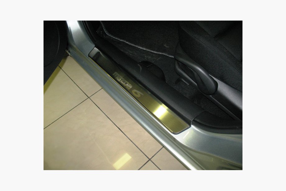 Mazda 6 2003-2008 Einstiegsleisten Abdeckungen Nataniko (4 Stk., Edelstahl) Image
