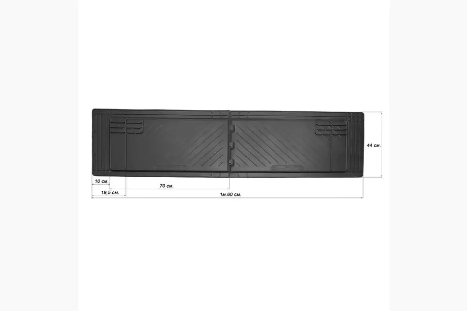 Mercedes Viano 2004-2014 Hintere Gummimatten (2 Stk, Stingray) Image