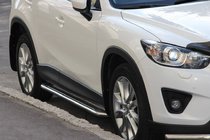 Mazda CX-3 2015- Trittbretter KB001 Edelstahl Foto 1