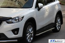 Mazda CX-3 2015- Trittbretter KB001 Edelstahl Foto 2