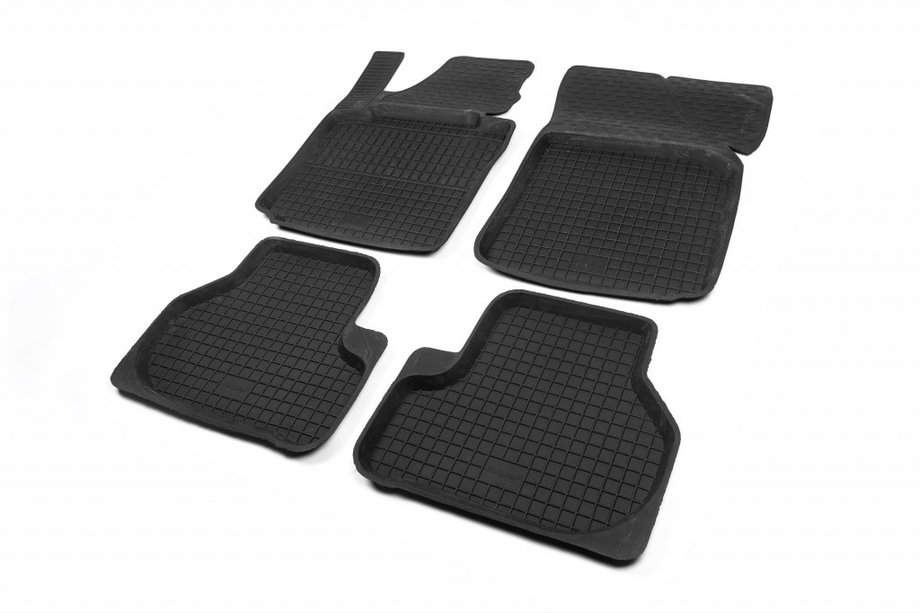 Skoda Octavia II A5 2006-2010 Gummimatten mit Rand (4 Stk, Polytep) Image