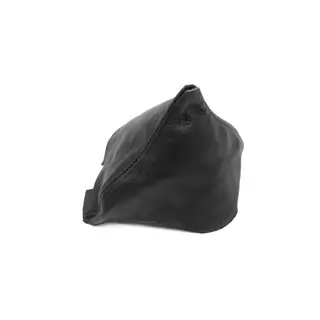 Schaltmanschette Leder Schwarz Foto 3