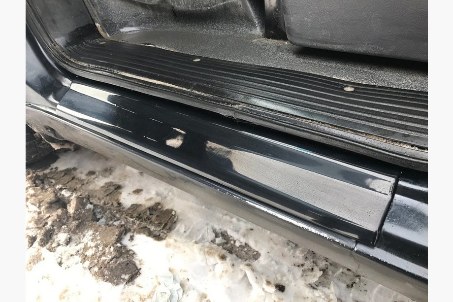 Mercedes Vito W638 1996-2003 ABS Einstiegsleisten Abdeckungen (2 Stk, Kunststoff) Matt Foto 3