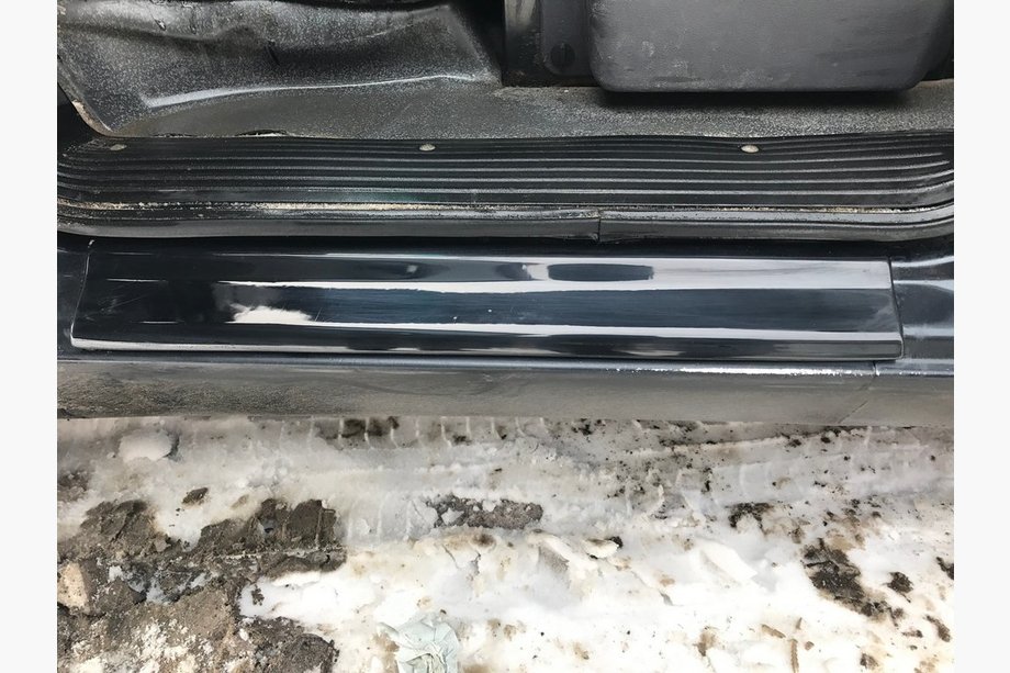Mercedes Vito W638 1996-2003 ABS Einstiegsleisten Abdeckungen (2 Stk, Kunststoff) Matt Foto 2