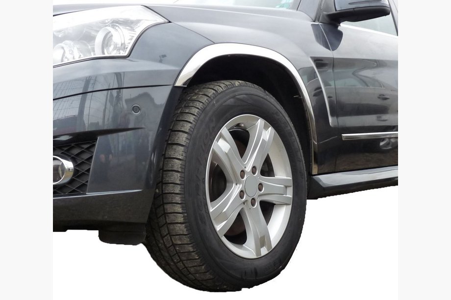 Mercedes GLK class X204 2008-2015 Radlaufleisten Edelstahl (4 Stk) Image