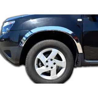 Radlaufblenden (4 Stk, Edelstahl) Dacia Duster 2008-2018 Foto 1
