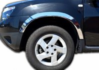 Dacia Duster 2008-2018 Radlaufblenden (4 Stk, Edelstahl) Foto 1