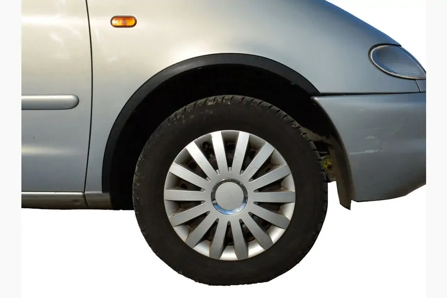 Seat Alhambra 1996-2010 Radlaufblenden (4 Stk, schwarz) Image