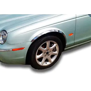 Radlaufleisten Edelstahl (4 Stk) Jaguar X-Type 2001-2009 Foto 1