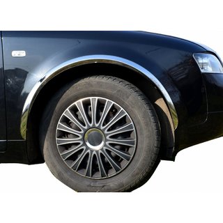 Radlaufverkleidungen (4 Stk, Edelstahl) Audi A4 B6 2000-2004 Foto 1