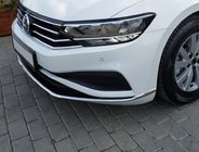 Volkswagen Passat B8 2015-2023 Edelstahl Abdeckung für vordere Stoßstange (2019+, 3 Stk) Foto 1