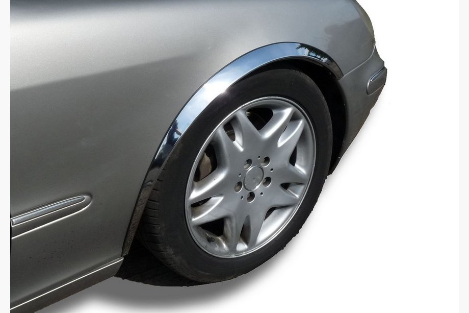 Mercedes S-class W220 1998-2005 Radlaufverkleidungen (4 Stk, Edelstahl) Image