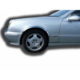 Radlaufverkleidungen (4 Stk, Edelstahl) Mercedes CLK W208 1997-2002 Foto 1