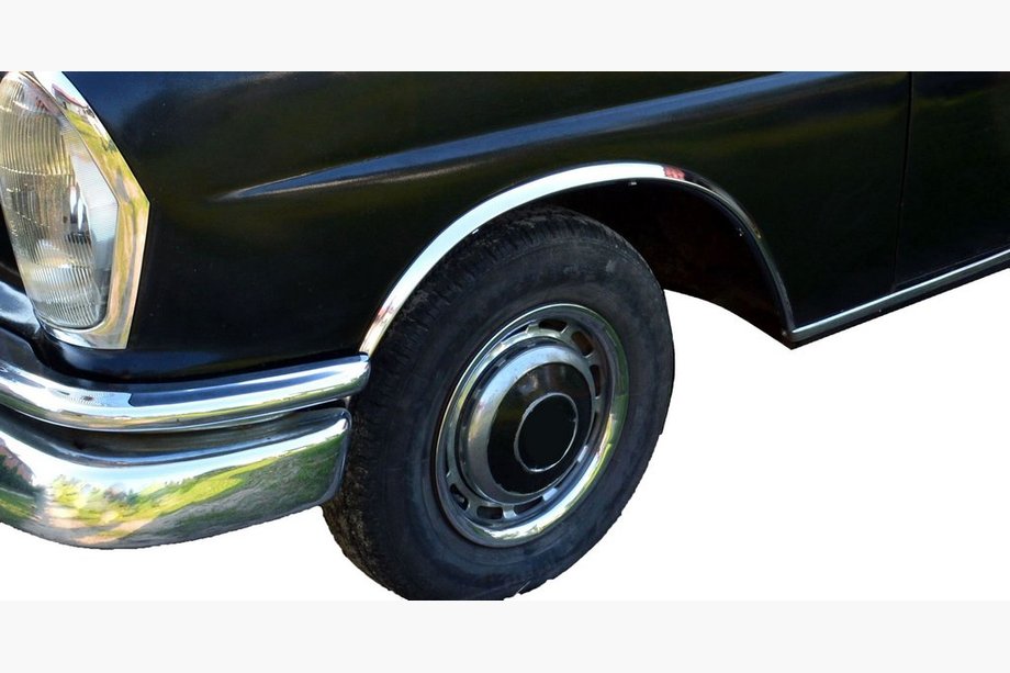 Mercedes W108 1965-1972 Radlaufleisten Edelstahl (4 Stk) Image