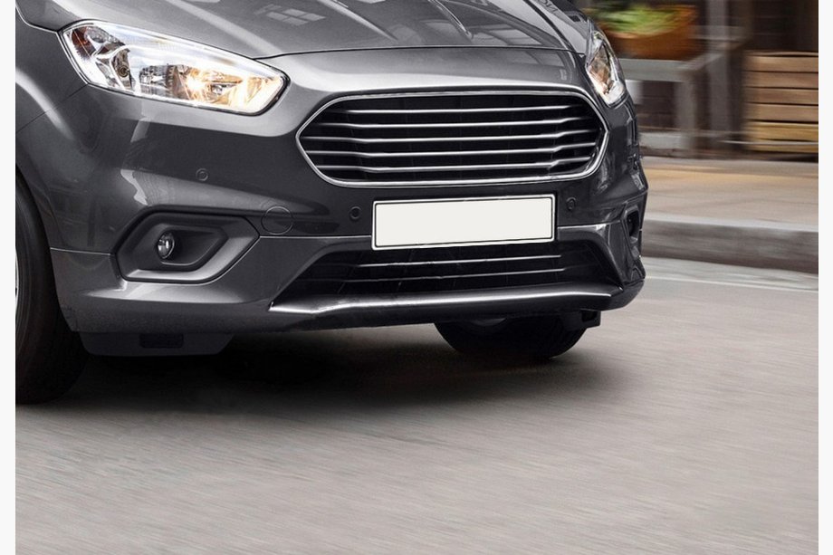 Ford Courier 2014-2023 Edelstahl Heckstoßstangenschutz OmsaLine (2018↗, 2 Stk) Image