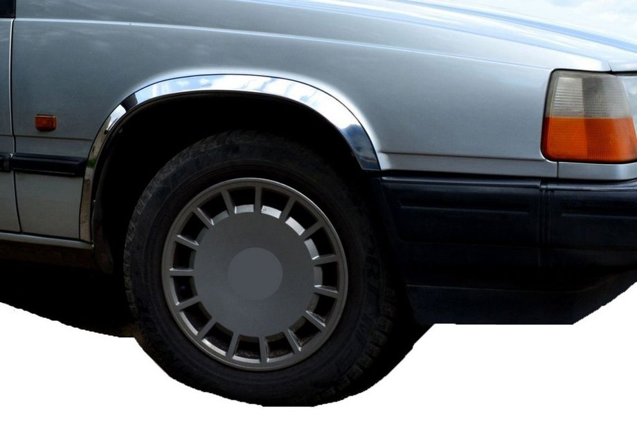 Volvo 940/960 1990-1997 Radlaufleisten Edelstahl (4 Stk) Image